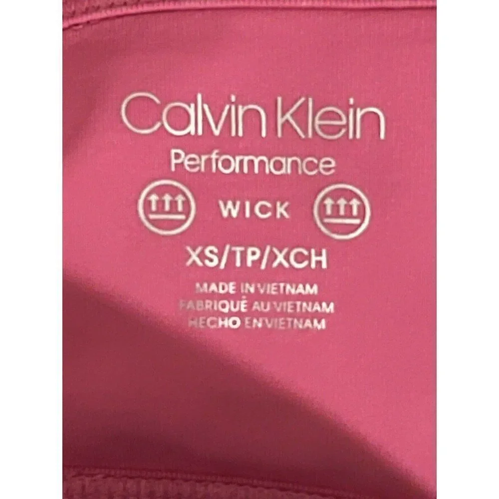 Calvin Klein Performance Printed Strappy-Back Tank Top Women's Extra Small NWT
